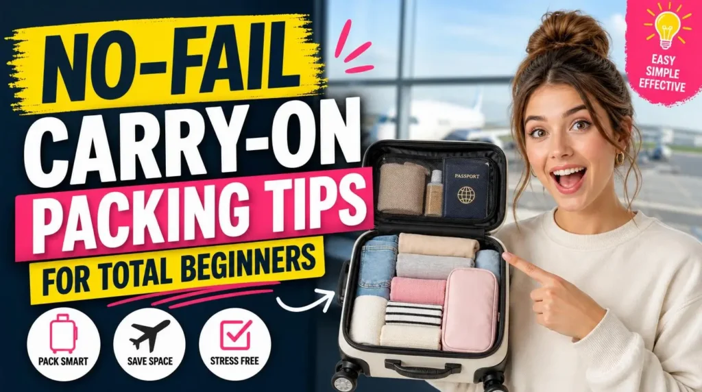 No-Fail Carry-On Packing Tips for Total Beginners