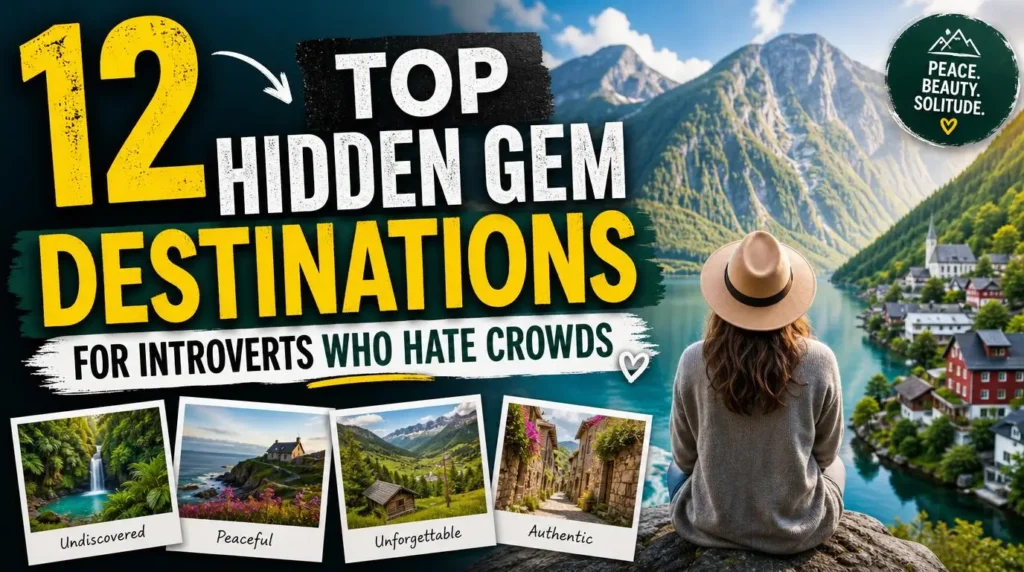 12 Top Hidden Gem Destinations for Introverts Who Hate Crowds